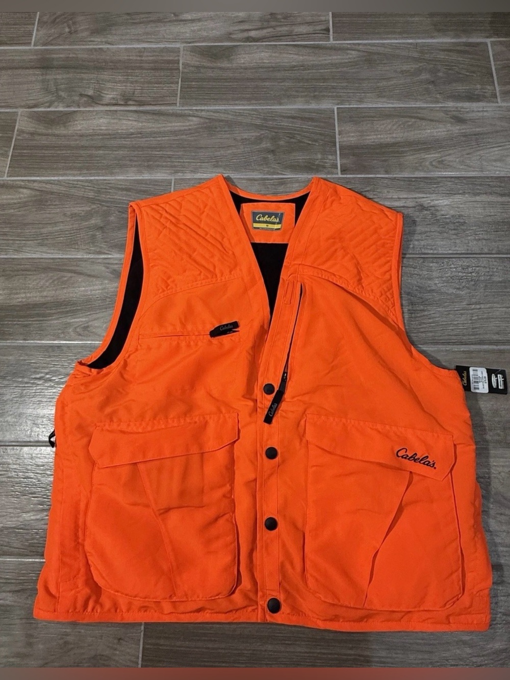 Cabela's Pro Guide II Vest Hunting Blaze Orange Men's NEW MRSP $80 Medium